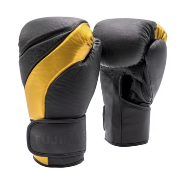 FUJIMAE Sparring 2  δερματινα γαντια πυγμαχιας - black/gold